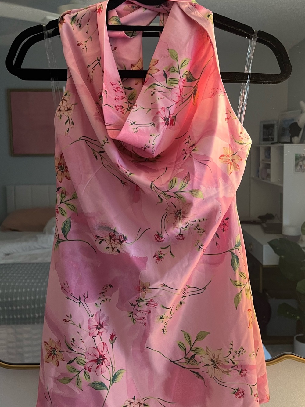 Peppermayo Heidi Mini Dress - Pink Floral - Size 4